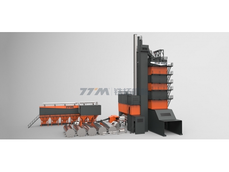 Trạm trộn Asphalt thân thiện với môi trường (có thùng chứa dưới), Seri GLBE