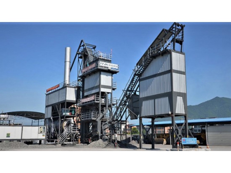 Trạm trộn Asphalt (với thùng chứa bên), Seri PLB