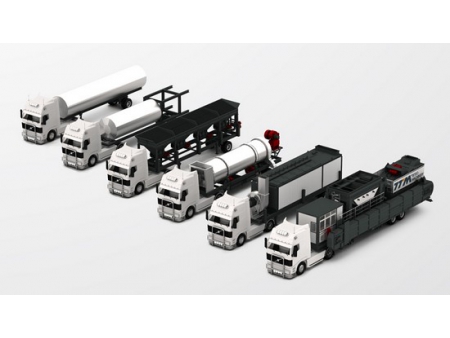 Trạm trộn Asphalt di động, seri YLB