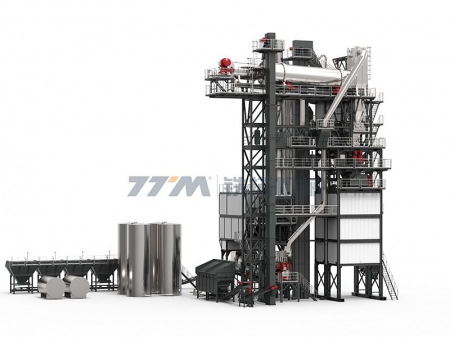 Trạm tái chế bê tông nhựa nóng tích hợp, Seri TS