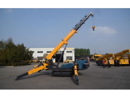 Xe cẩu bánh xích chân nhện 5T
