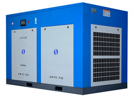 Máy nén khí 2 cấp, Máy nén trục vít quay có dầu