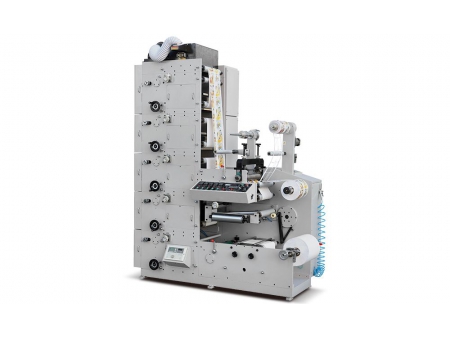 Máy in Flexo với trạm cắt bế khuôn quay đơn, ZBS-320