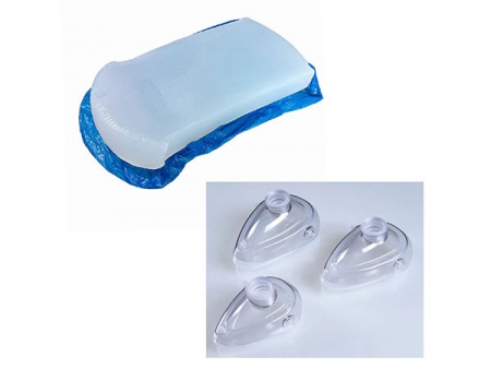 Cao su silicone trong suốt đúc khuôn có độ bền kéo cao (bốc khói)