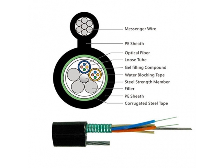 Cáp quang tự treo GYFTC8Y