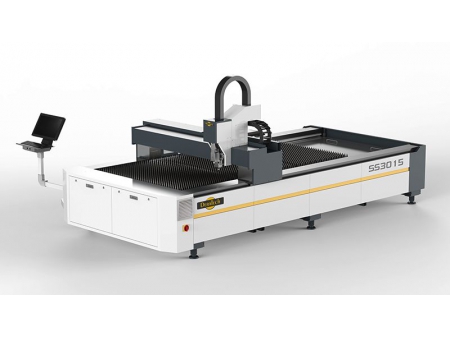 Máy Cắt Laser Fiber Cắt Tấm CNC Loại Bàn Đơn