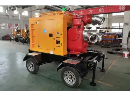 Máy Bơm Tự Mồi Có Gắn Rơ Moóc