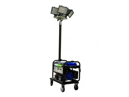 Đèn tháp di động tích hợp máy phát điện xăng 5kW