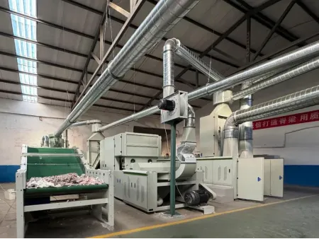 Dây Chuyền Tái Chế Vải Phế Liệu