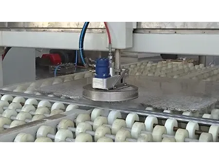 Máy phun tạo nhám bề mặt đá, Gia công đá bằng tia nước