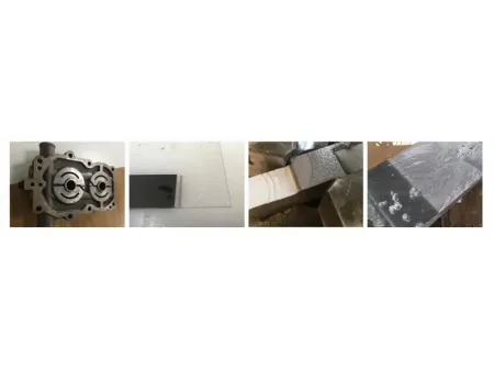 Buồng xử lý phun cát phun bi,  Làm sạch bằng tia nước áp lực cao