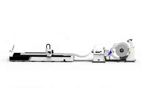 Máy cắt laser sợi quang kèm bộ xả cuộn, dòng BFRF