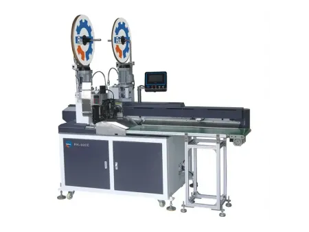 Máy ép dập đầu cos hai đầu tự động cho 8 dây