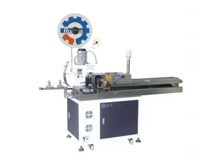 Máy ép dập đầu cos và mạ thiếc một đầu tự động cho 5 dây