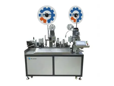 Máy ép dập đầu cos hai đầu và co ống nhiệt một đầu tự động