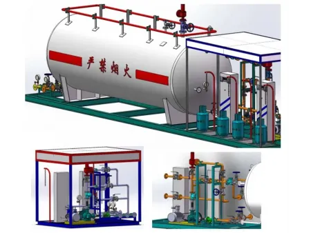 Trạm Bơm LPG Lắp Trên Đế Trượt