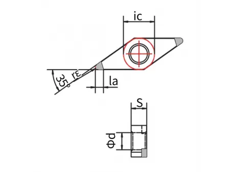 Công cụ cắt PCBN (Dao cắt cho gia công),VNGA