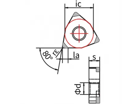 Công cụ cắt PCBN (Dao cắt cho gia công),WNGA