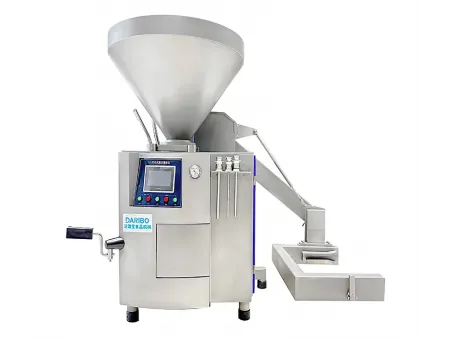 Máy nhồi xúc xích chân không
