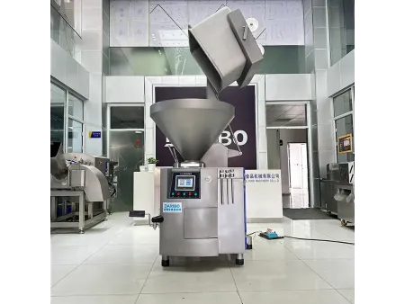 Máy nhồi xúc xích chân không
