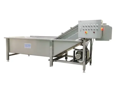 Máy rửa củ quả công nghiệp băng chuyền sục khí, DRB-QX3000