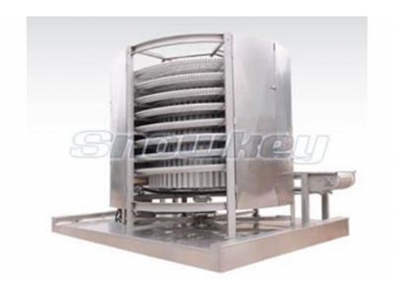 Máy kết đông băng chuyền kiểu xoắn