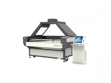 Máy cắt laser CO2 khổ lớn 1600×1000mm có camera định vị và tiếp liệu tự động, Máy cắt laser CMA1610-FV-E có tiếp liệu tự động