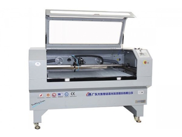 Máy cắt laser CO2 tự động tiếp liệu có camera định vị 1450×930mm, thiết bị CMA1610-FVET-C