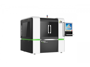 Máy cắt laser fiber độ chính xác cao có camera định vị 600×600mm, hệ thống cắt laser CMA0606D-GV-B