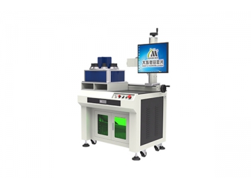 Máy khắc laser fiber bóng đèn 8 vị trí một đầu khắc, Máy khắc bóng đèn MF20-L-A