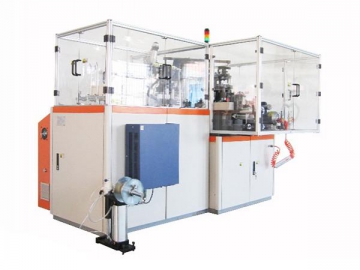 Máy làm hộp giấy/hộp đựng thực phẩm tự động (máy làm hộp đựng dùng một lần,dùng để sản xuất hộp giấy và các thùng giấy tái chế như bát giấy và cốc giấy)