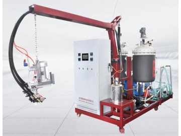 Máy phun trộn PU áp suất thấp cho sản xuất mút xốp mềm