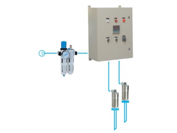 Hệ thống giám sát mực bồn từ xa bằng khí nén điện
