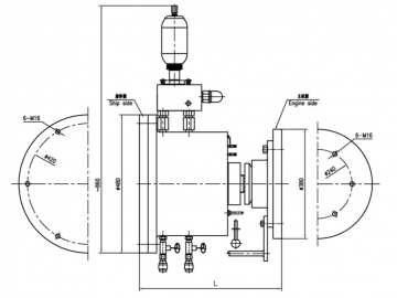 Thiết bị giằng thủy lực khí nén