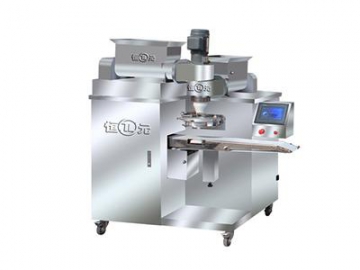Máy định hình bánh và rắc hạt tự động