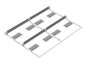 Hệ thống giá đỡ tấm pin mặt trời lắp mái (kiểu ma trận)