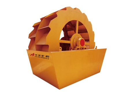 Máy rửa cát, Máy rửa cát kiểu bánh quay