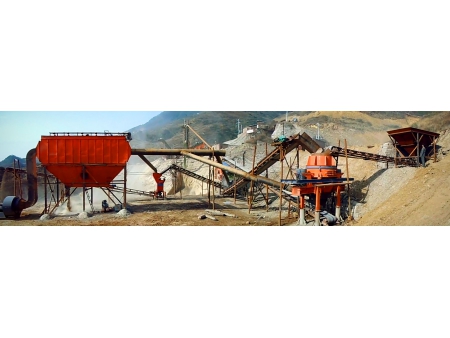 Dây chuyền sản xuất cát khô, Nghiền cát nhân tạo