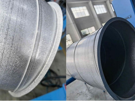 Máy Lốc Ống Gió Tròn Xoắn