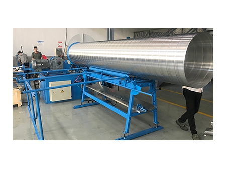Máy sản xuất ống gió tròn xoắn SBTF-2020, Máy tạo hình ống gió tròn